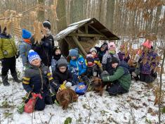 Zimní vycházka ke krmelci